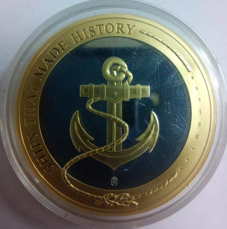 Сувенирная монета &quot;Титаник&quot;, UNC (см. фото)