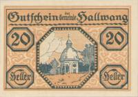 (№1920) Банкнота Австрия 1920 год "20 Heller"