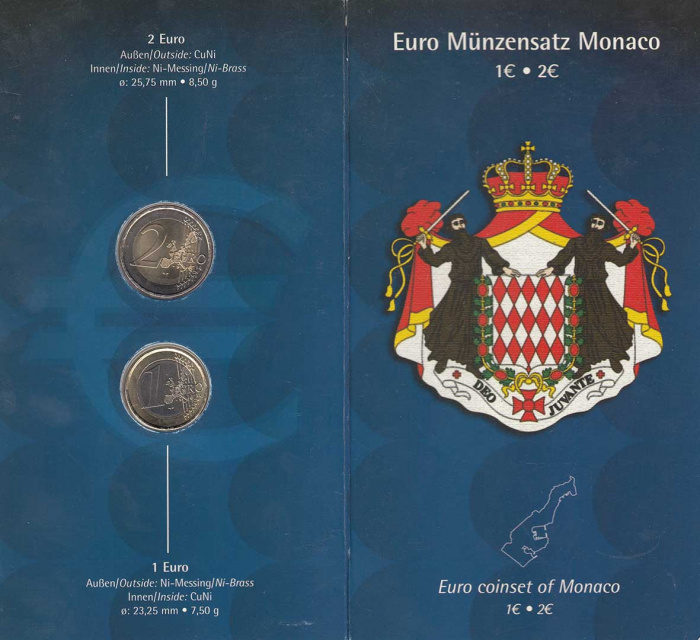 () Набор Монако 2001 год &quot;&quot;   UNC