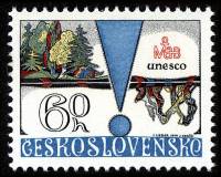 (1979-028) Марка Чехословакия "Лес" ,  III Θ