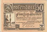 (№1920) Банкнота Австрия 1920 год "50 Heller"