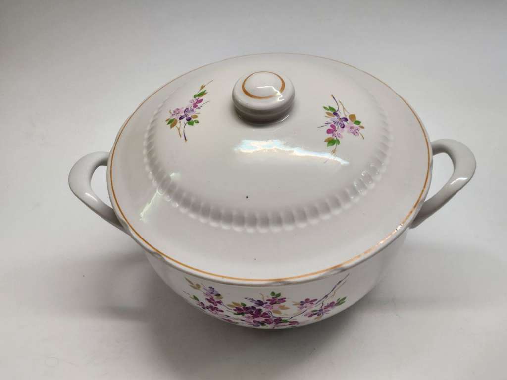 Супница фарфор Пролетарий 1980 - е СССР