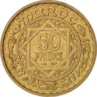 (№1952y51) Монета Марокко 1952 год 50 Francs
