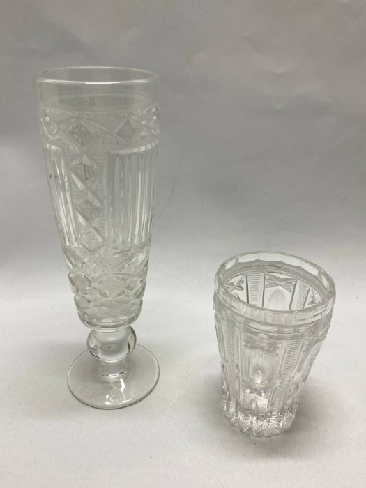 Набор хрусталя бокал и стакан