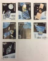 --  Набор марок Камбоджа 7 шт.  Гашёные , III Θ