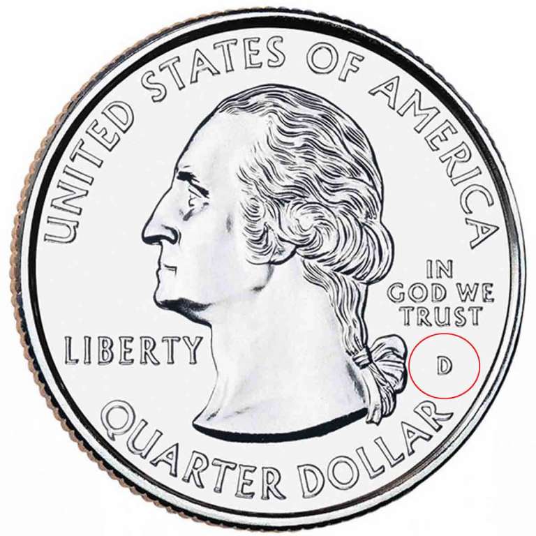 (031d) Монета США 2016 год 25 центов &quot;Шоуни&quot;  Медь-Никель  UNC
