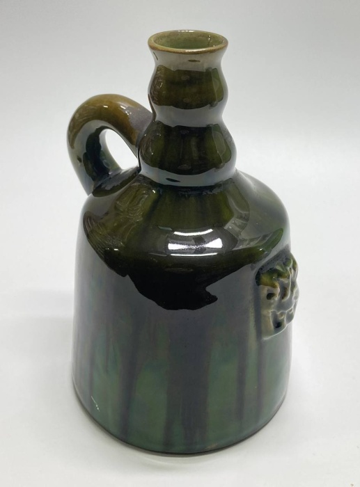 Бутыль, штоф, обливная керамика