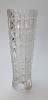 Ваза, хрусталь, высота 21,5 см., д-8 см. (сост. на фото)