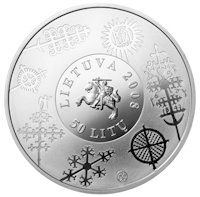 () Монета Литва 2008 год 50 лит ""   AU