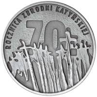 2010 Монета Польша 2010 год 10 злотых Катынь  Серебро (Ag)  PROOF