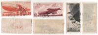1934-22-24 Серия Набор марок 3 шт СССР  Авиапочта Дирижабли II Θ