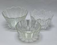 Набор салатники 3 шт стекло (сост. на фото)