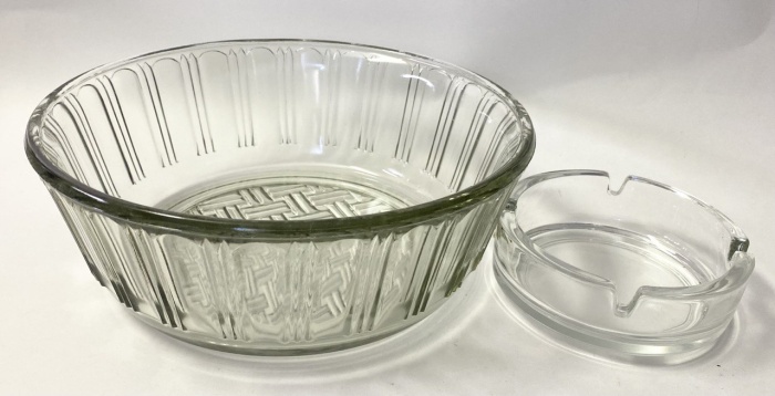 Салатник + пепельница стекло 