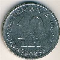 () Монета Румыния 1993 год 10  ""   Сталь, покрытая никелем  AU