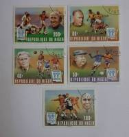 -- Набор марок Республика Нигер 5 шт.  Гашёные , III Θ