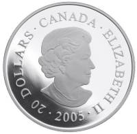 () Монета Канада 2005 год 20 долларов ""   PROOF