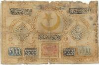 (№1918P-10a) Банкнота Узбекистан 1918 год "5,000 Tengas"
