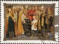 (1984-186) Марка Северная Корея "Людовик VIII"   Портреты правителей Европы III Θ