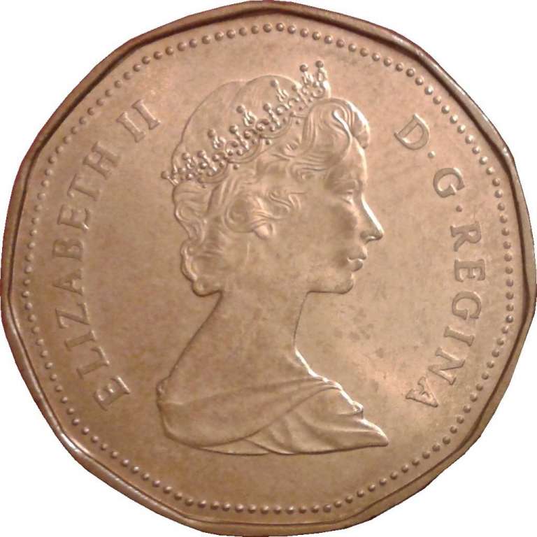 (1989) Монета Канада 1989 год 1 доллар &quot;Утка&quot;  Бронза  XF