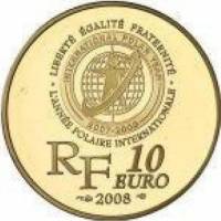 () Монета Франция 2008 год 10 евро ""   Биметалл (Платина - Золото)  UNC