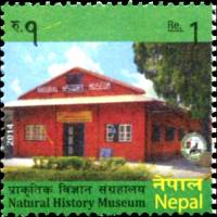 (№2014-1136) Марка Непал 2014 год "Национальный Музей Истории", Гашеная
