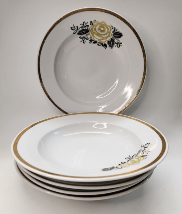 Тарелки большие суповые Дулево 5 штук 