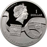 () Монета Остров Ниуэ 2010 год 1 доллар ""   AU