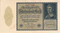 () Банкнота Германия (Пруссия) 1922 год 10 000  ""   XF