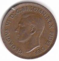 (1952) Монета Великобритания 1952 год 1 фартинг "Крапивник"  Бронза  XF