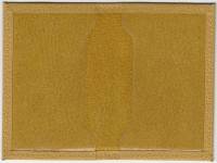 Обложка для проездного, Натуральная кожа, Флотер желтый