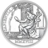 (040) Монета Австрия 2018 год 20 евро "Благоразумие и реформы" 2. Ag 925, 22,42 г  PROOF