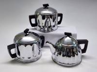 Чайник и 2 сахарницы сталь СССР Кольчугино Л68 тетерев