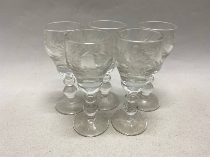 Рюмки с лазерной гравировкой СССР 5 шт