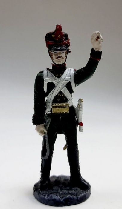 Оловянный солдатик &quot;Канонир пеших артиллерийских рот,1812-1814 г.&quot;