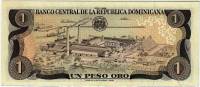 () Банкнота Доминикана 1988 год 1  ""   UNC