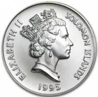 () Монета Соломоновы Острова 1995 год 1 доллар ""   UNC
