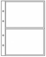 Лист NUMIS NH 02 на 2 банкноты. Упаковка (10 шт.) Leuchtturm