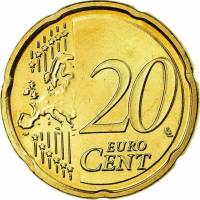 (2016) Монета Латвия 2016 год 20 центов    UNC