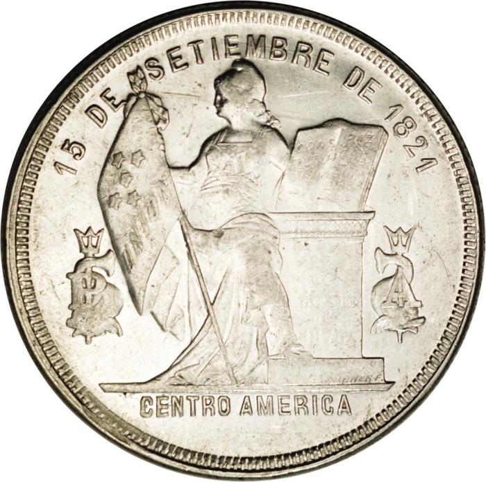 (№1883km51) Монета Гондурас 1883 год 50 Centavos