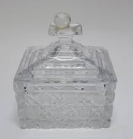 Шкатулка хрустальная, СССР (сост. на фото)