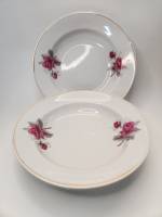 Тарелки 3 шт суповые Дулево диаметр 19,5 см