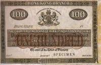 (№1880P-91s) Банкнота Гонконг 1880 год "100 Dollars"