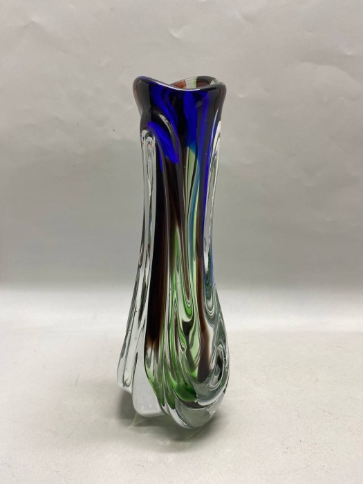 Ваза цветное стекло, 29 см