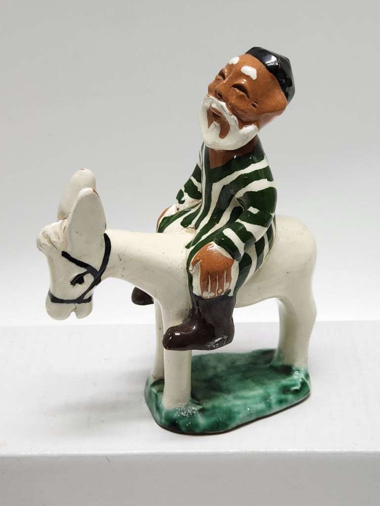 Статуэтка Хаджа Насреддин на осле Узбекистан высота 11 см