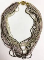 Бусы-ожерелье, бисер (сост. на фото)