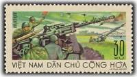 (1967-040) Марка Вьетнам "Расчет ПВО"   Война во Вьетнаме III Θ