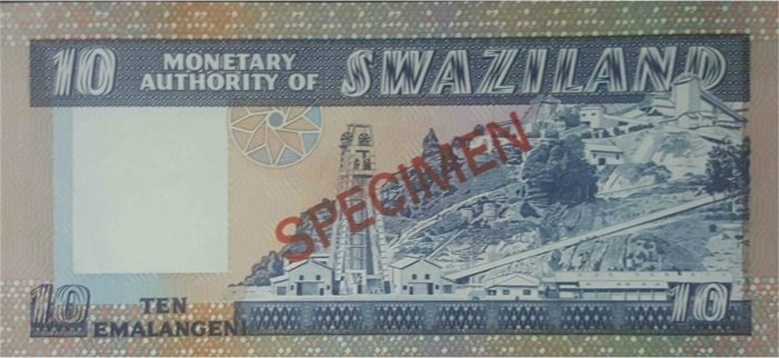  Банкнота Свазиленд 1974 год 10     UNC