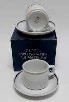 Набор кофейных пар, 2 шт, Германия (сост. на фото)