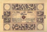 (№1850P-A133a) Банкнота Австрия 1850 год "500 Gulden"