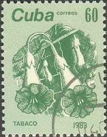 (1983-097) Марка Куба "Табак"    Флора III Θ